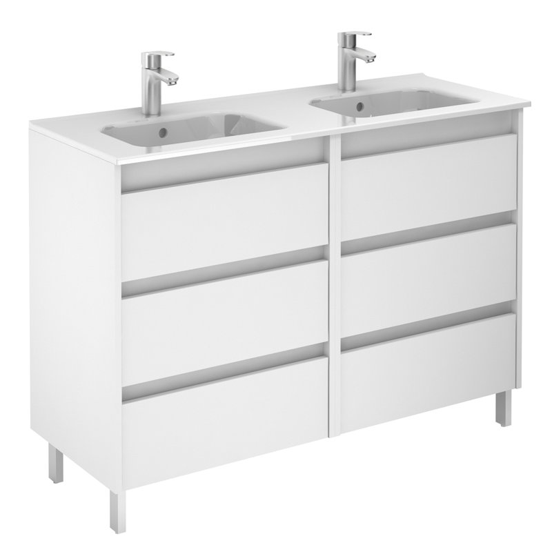 Orren Ellis Mallie 48" Double Bathroom Vanity Set Wayfair
